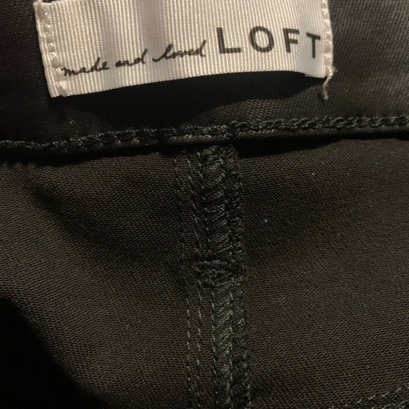 Loft “leather” pants in BLACK. Women’s 12/31 $22 - Picture 5 of 7
